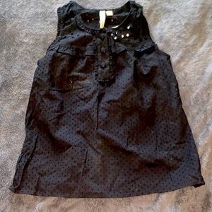 Eyeshadow brand eyelet top. Size M. Nwt